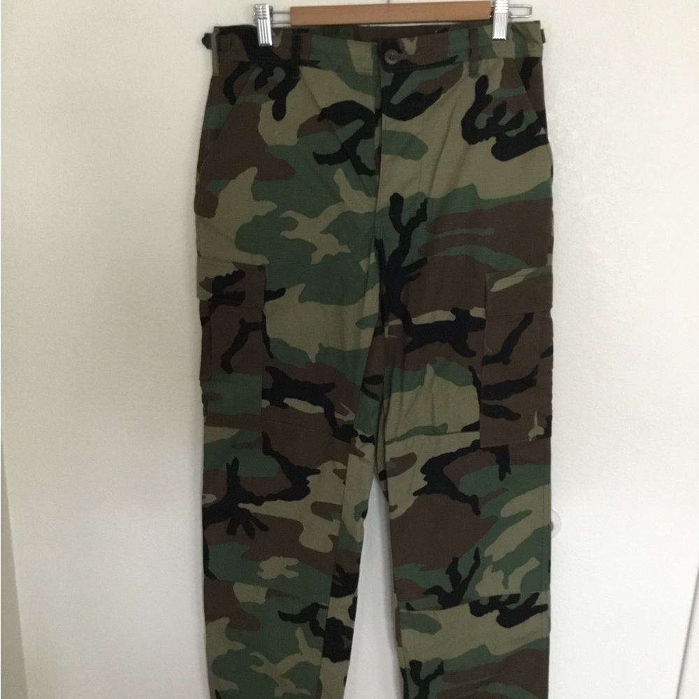 US military woodland BDU m81 combat trousers size small regular NWOT